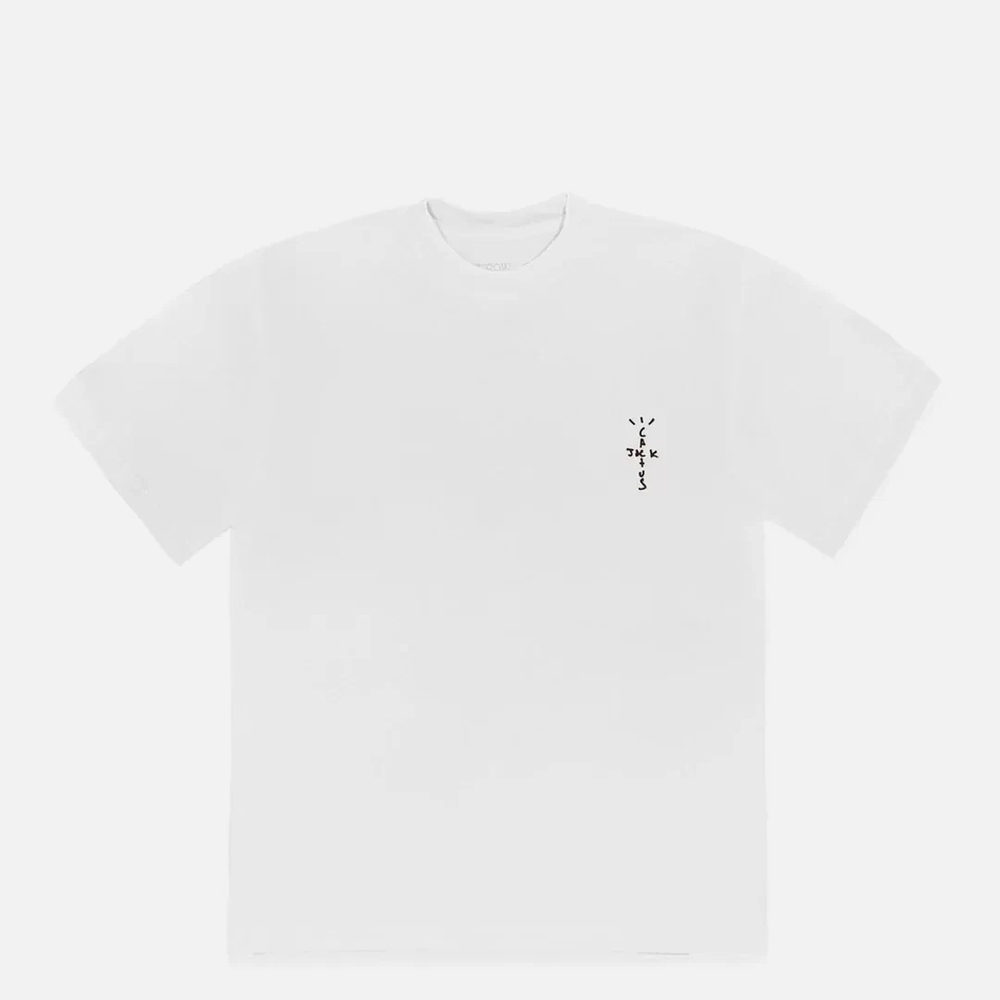 Authentic Cactus Jack by Travis Scott White Short Sleeve Tee